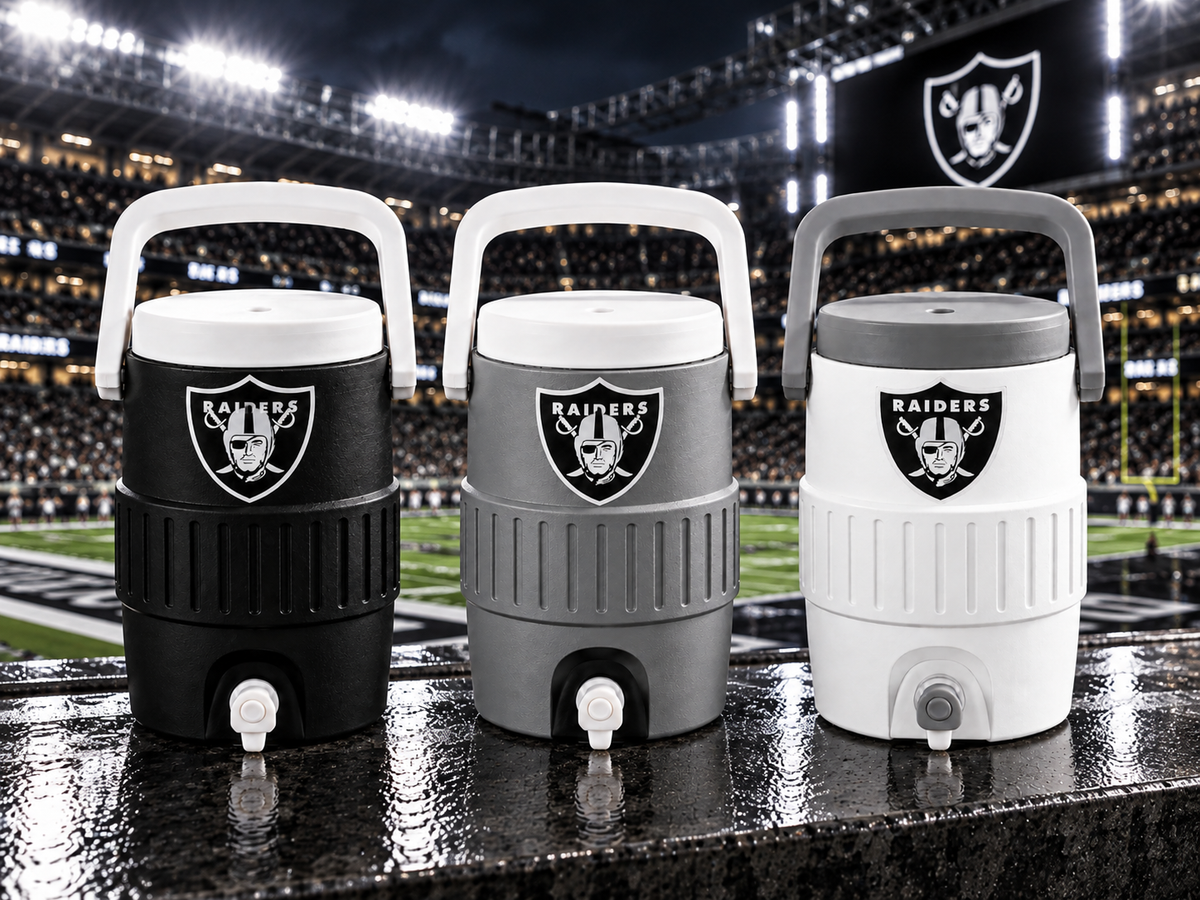 Raiders can koozie