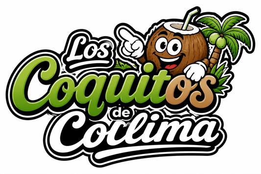 Los coquitos de colima. Sticker 8”