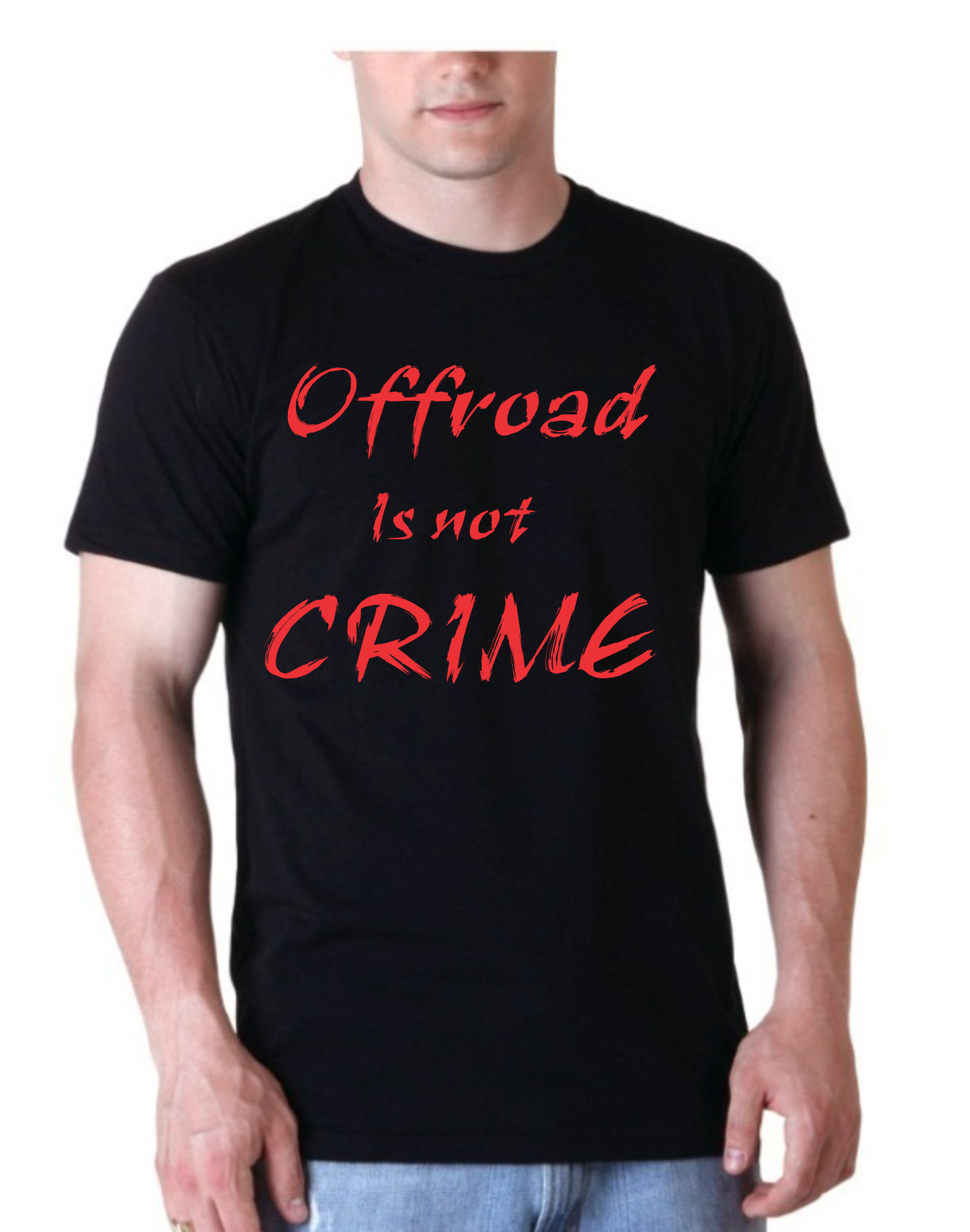 Offroad is not crime t-shirt