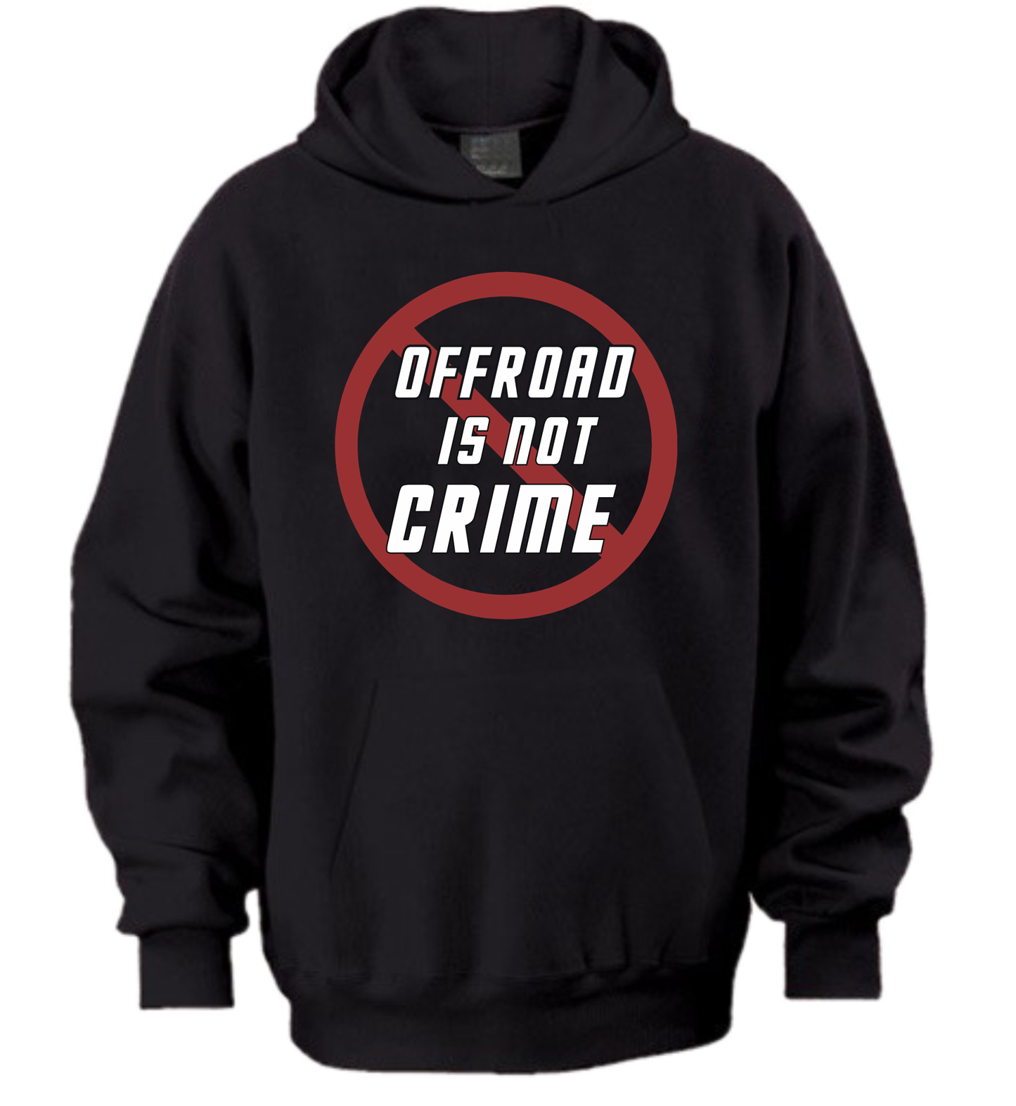 offroad is not crime hoodie